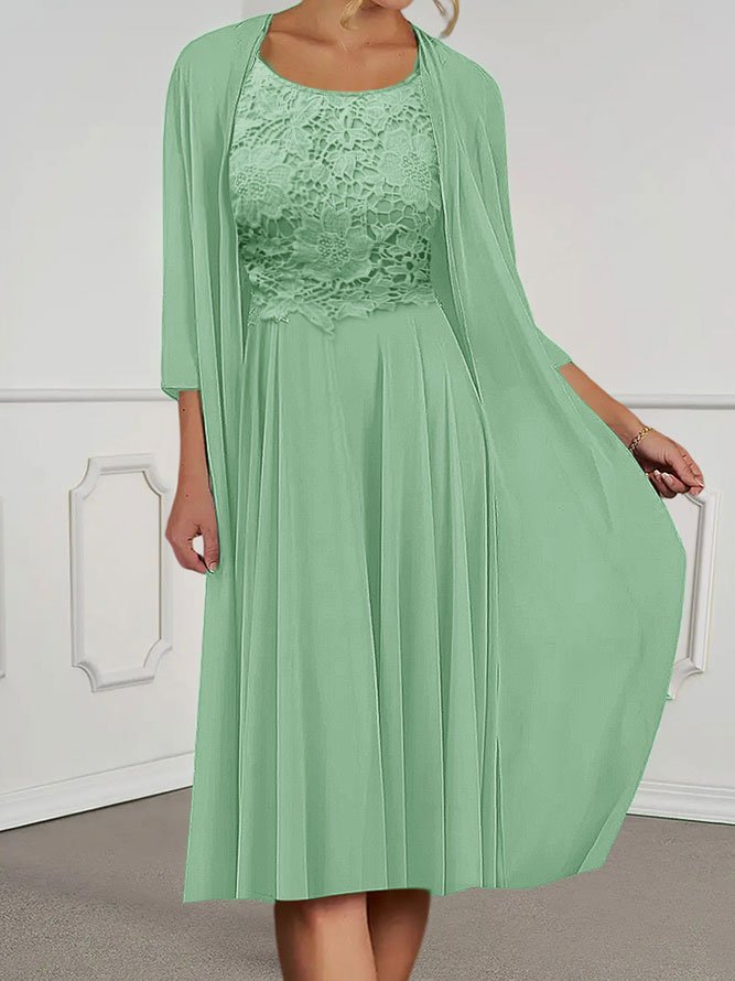 Loose Lace Elegant Two-Piece Set