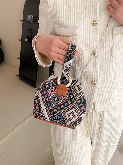 Casual Ethnic Pattern Cross Clutch Women's Coin Purse Ethnic Boho