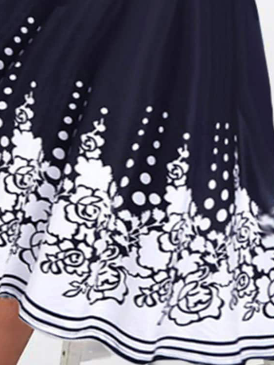 Floral Simple Regular Fit Dress